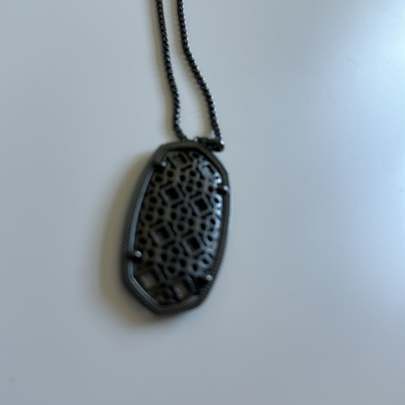 Kendra Scott Bolo Necklace - Gunmetal NWOT - Picture 3 of 6